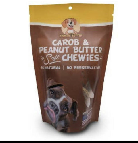 Peanut Butter + Carob Soft Chewies
