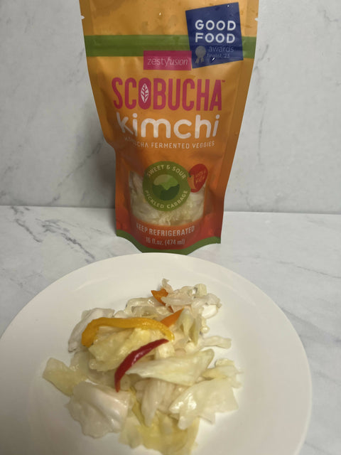 Scobucha Kimchi Sweet & Sour Spicy with a Kick